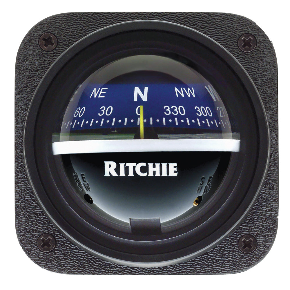 Ritchie V-537B Explorer Compass - Bulkhead Mount - Blue Dial [V-537B] - Sea & Tech Outfitters Florida, LLC