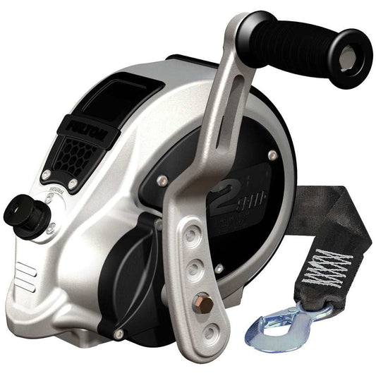 Fulton F2 Trailer Winch 3,200 lbs. - 2-Speed w/Strap [FW32000101] - Sea & Tech Outfitters Florida, LLC