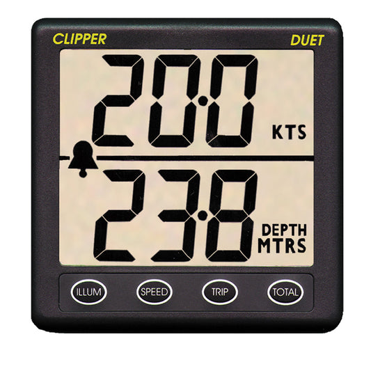 Clipper Duet Instrument Depth Speed Log w/Transducer [CL-DS] - Sea & Tech Outfitters Florida, LLC