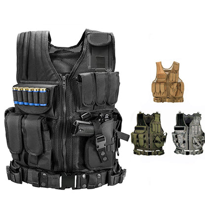 Tactical Vest Military Combat Army Armor Vests Molle Airsoft Plate Car