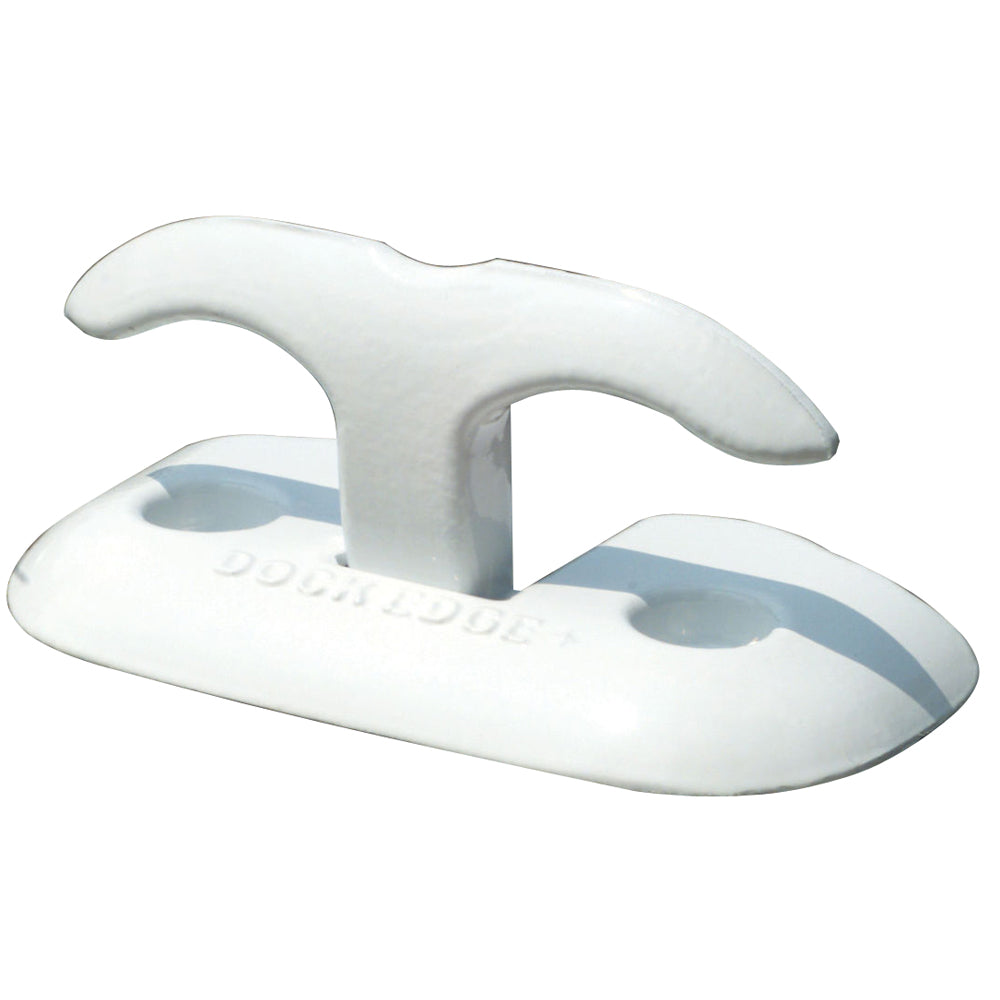 Dock Edge Flip Up Dock Cleat 6" White [2606W-F] - Sea & Tech Outfitters Florida, LLC