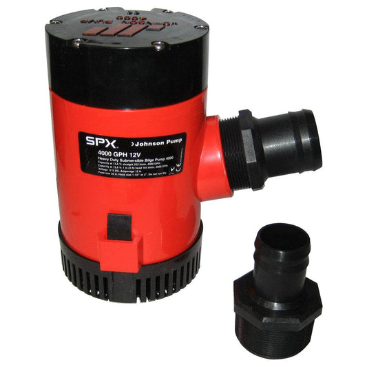 Johnson Pump 4000 GPH Bilge Pump 1-1/2" Discharge Port 12V [40004] - Sea & Tech Outfitters Florida, LLC