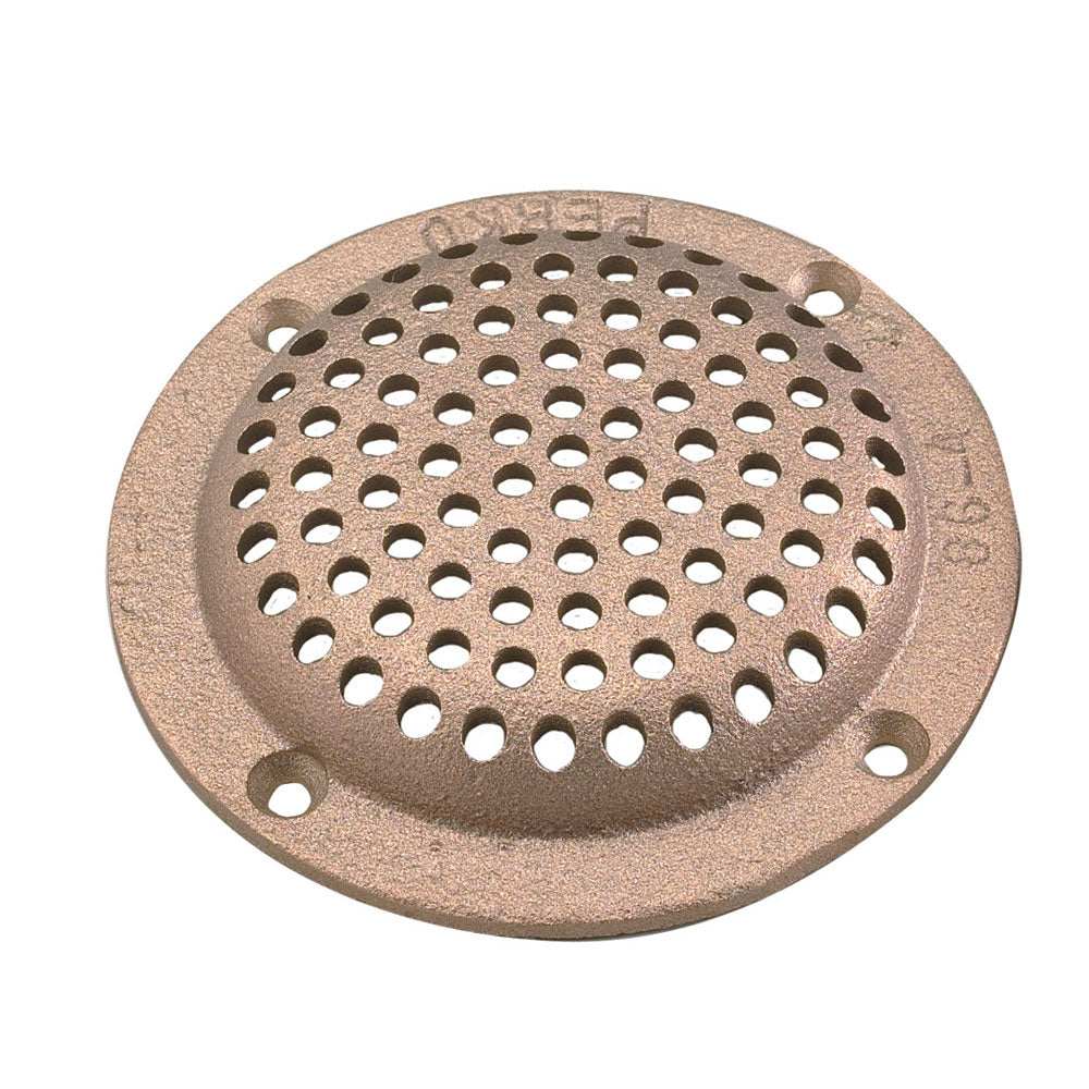 Perko 3-1/2" Round Bronze Strainer MADE IN THE USA [0086DP3PLB] - Sea & Tech Outfitters Florida, LLC