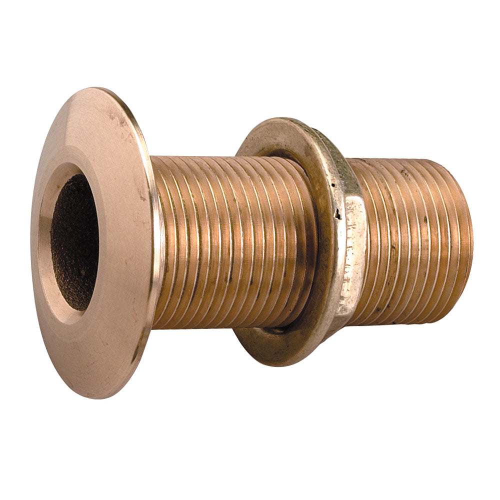 Perko 1/2" Thru-Hull Fitting w/Pipe Thread Bronze MADE IN   THE USA [0322DP4PLB] - Sea & Tech Outfitters Florida, LLC