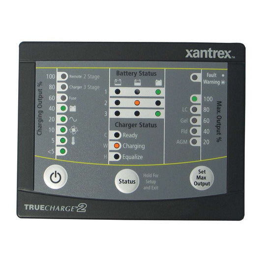 Xantrex TRUECHARGE2 Remote Panel f/20 & 40 & 60 AMP (Only for 2nd generation of TC2 chargers) [808-8040-01] - Sea & Tech Outfitters Florida, LLC