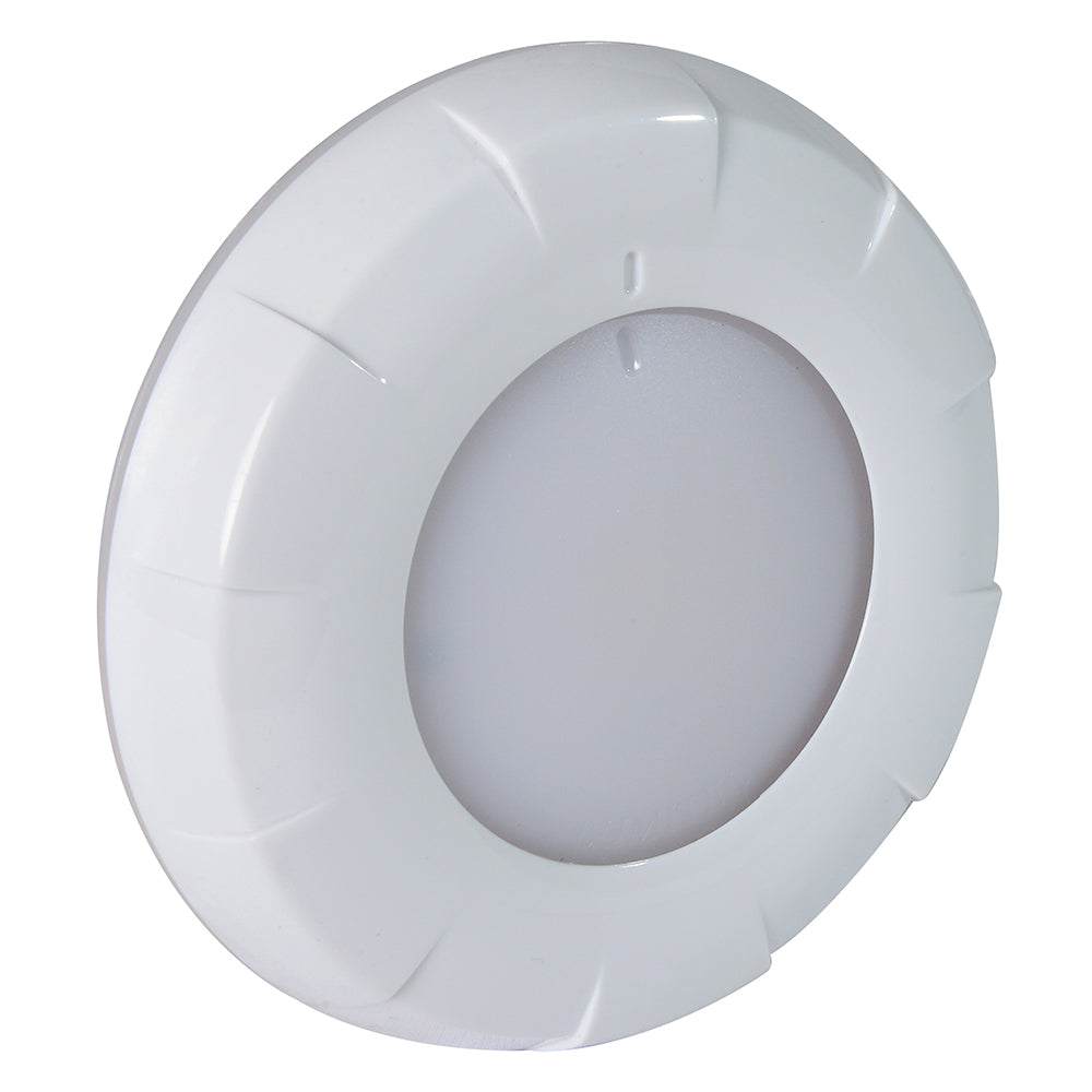 Lumitec Aurora LED Dome Light - White Finish - White/Blue Dimming [101075] - Sea & Tech Outfitters Florida, LLC