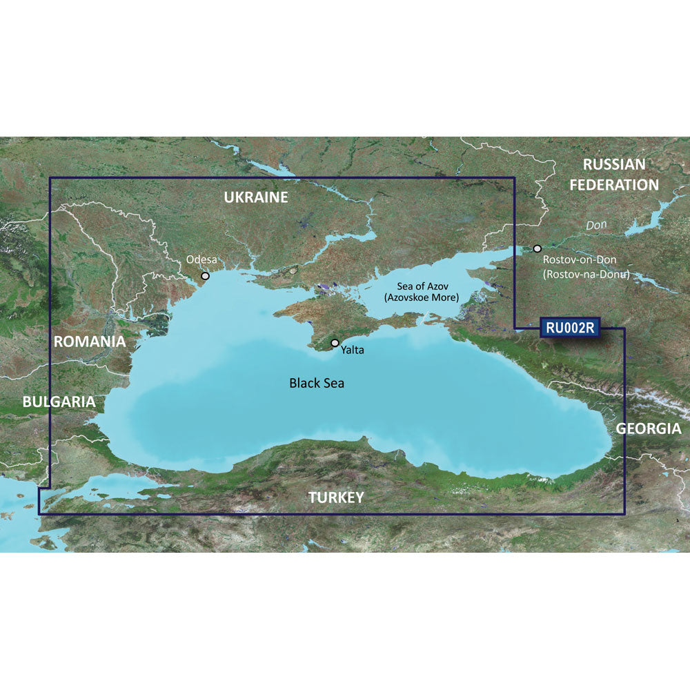 Garmin BlueChart g3 HD - HXRU002R - Black Sea  Azov Sea - microSD/SD [010-C1064-20] - Sea & Tech Outfitters Florida, LLC