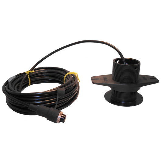 SI-TEX 120kHz Lexan Low-Profile Thru-Hull Transducer f/SDD-110 [408P/120] - Sea & Tech Outfitters Florida, LLC