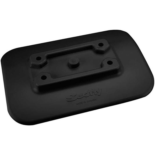 Scotty 341-BK Glue-On Mount Pad f/Inflatable Boats - Black [341-BK] - Sea & Tech Outfitters Florida, LLC