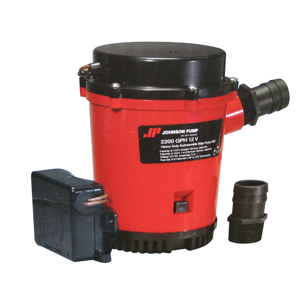 Johnson Pump 2200GPH Ultima Combo Auto Bilge Pump - 12V [02274-001] - Sea & Tech Outfitters Florida, LLC