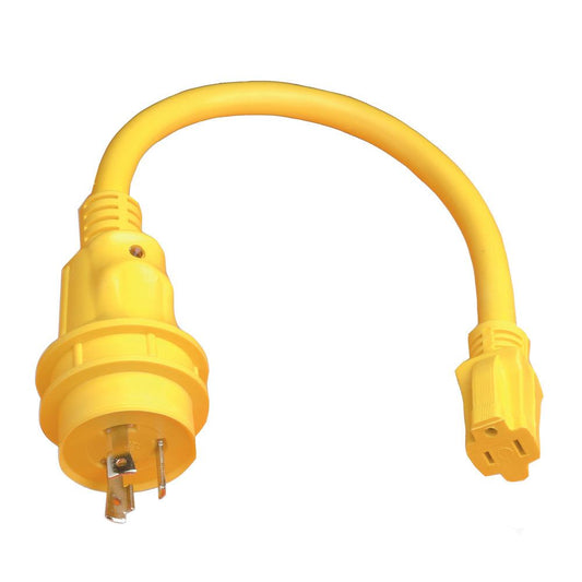 Marinco Pigtail Adapter - 15A Female to 30A Male [105SPP] - Sea & Tech Outfitters Florida, LLC