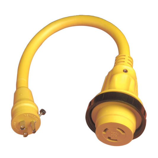 Marinco Pigtail Adapter Plus - 30A Female To 15A Male [104SPP] - Sea & Tech Outfitters Florida, LLC