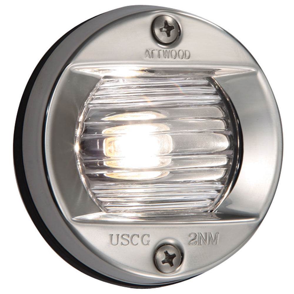 Attwood Vertical, Flush Mount Transom Light - Round [6356D7] - Sea & Tech Outfitters Florida, LLC