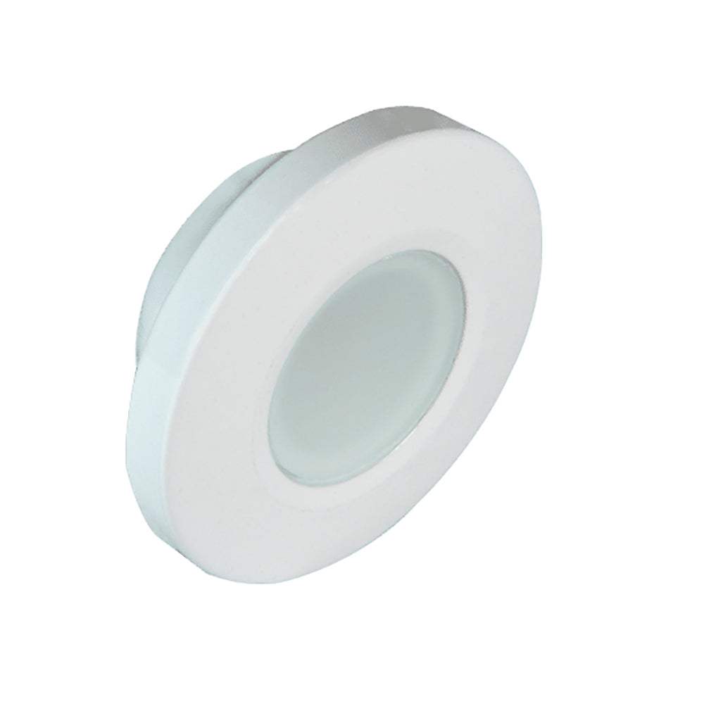 Lumitec Orbit - Flush Mount Down Light - White Finish - 4-Color Blue/Red/Purple/White Non Dimming [112520] - Sea & Tech Outfitters Florida, LLC