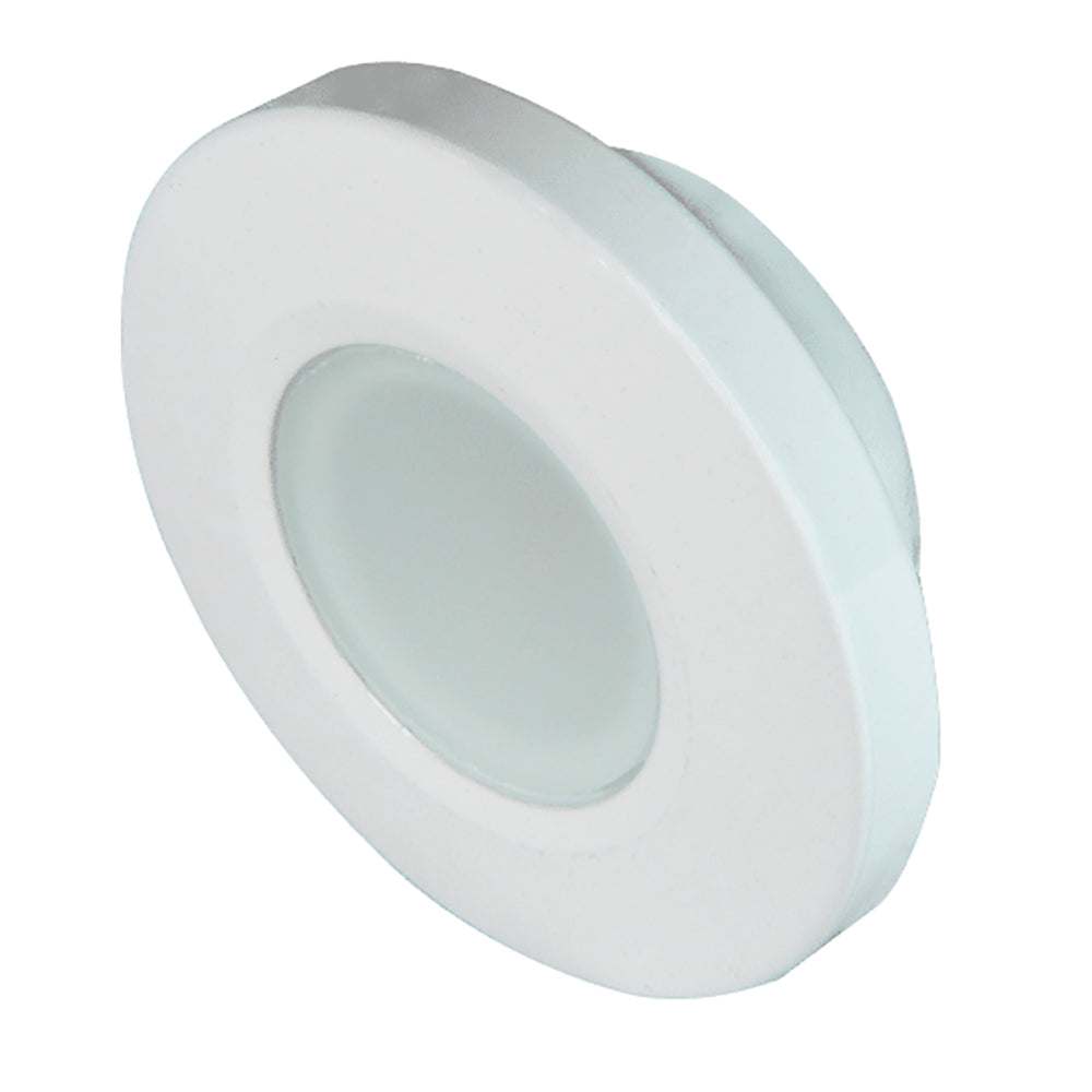 Lumitec Orbit - Flush Mount Down Light - White Finish - 4-Color Blue/Red/Purple/White Non Dimming [112520] - Sea & Tech Outfitters Florida, LLC