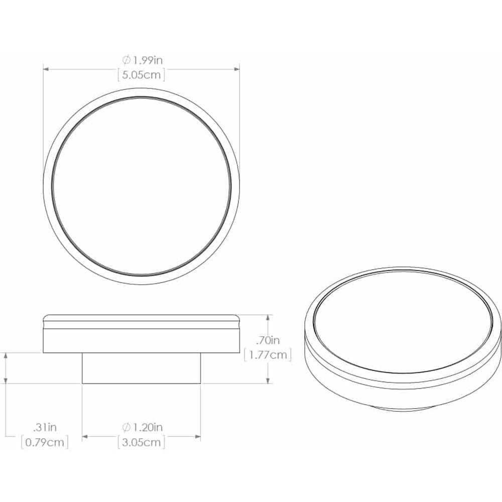 Lumitec Halo - Flush Mount Down Light - White Finish - White Non-Dimming [112823] - Sea & Tech Outfitters Florida, LLC