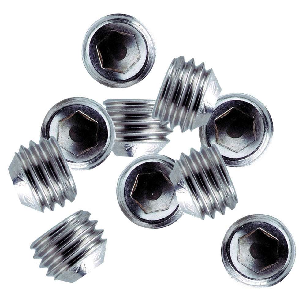 Whitecap 1/4"-28 Thread SS Set Screws - 10 Pack [6249C] - Sea & Tech Outfitters Florida, LLC