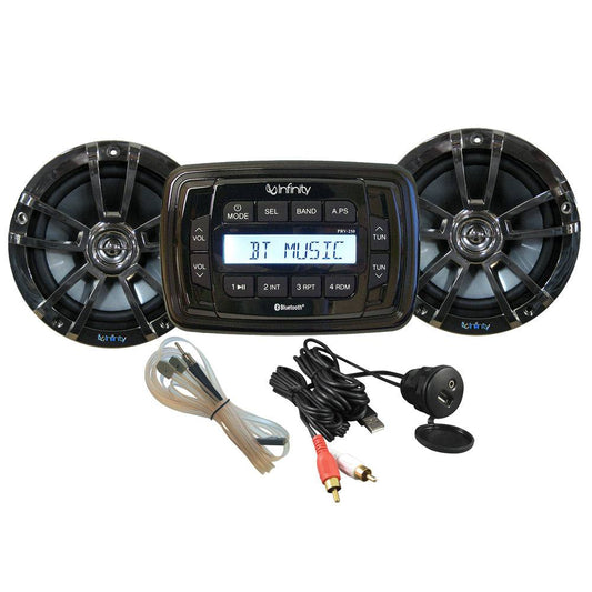 Infinity MPK250 Package w/two (2) INF622 Chrome Speakers [INFMPK250] - Sea & Tech Outfitters Florida, LLC