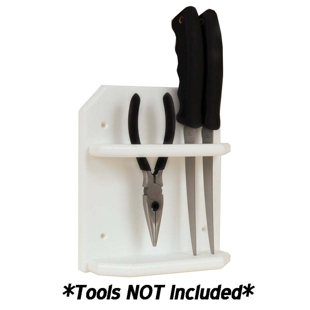 TACO Poly Knife & Plier Holder - White [P01-1000W] - Sea & Tech Outfitters Florida, LLC