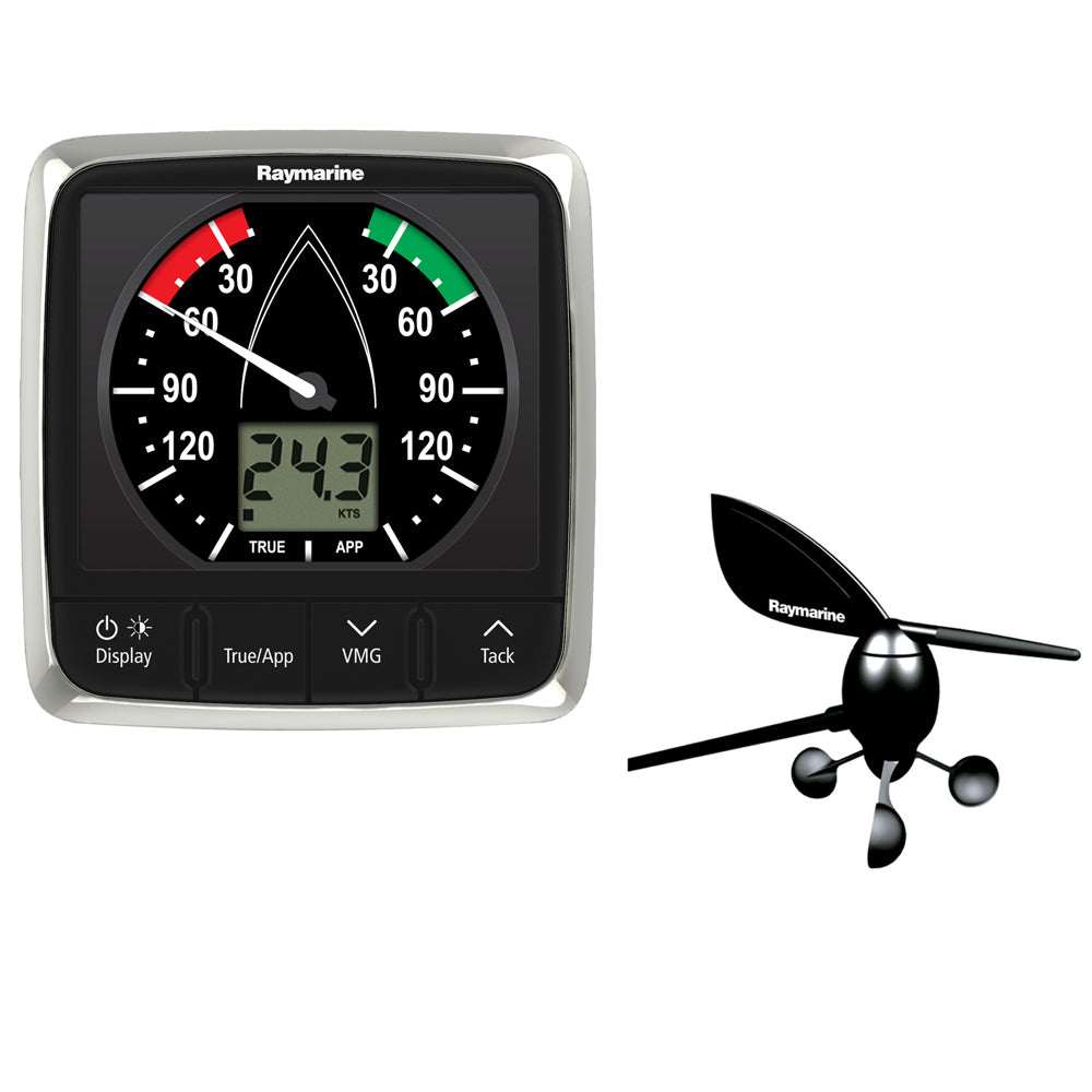 Raymarine i60 Wind Display System w/Masthead Wind Vane Transducer [E70150] - Sea & Tech Outfitters Florida, LLC