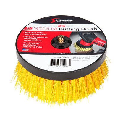 Shurhold 6-1/2" Medium Brush f/Dual Action Polisher [3206] - Sea & Tech Outfitters Florida, LLC