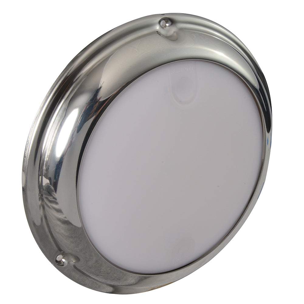 Lumitec TouchDome - Dome Light - Polished SS Finish - 2-Color White/Blue Dimming [101097] - Sea & Tech Outfitters Florida, LLC