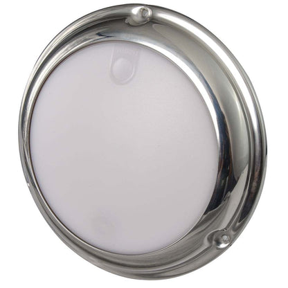 Lumitec TouchDome - Dome Light - Polished SS Finish - 2-Color White/Blue Dimming [101097] - Sea & Tech Outfitters Florida, LLC