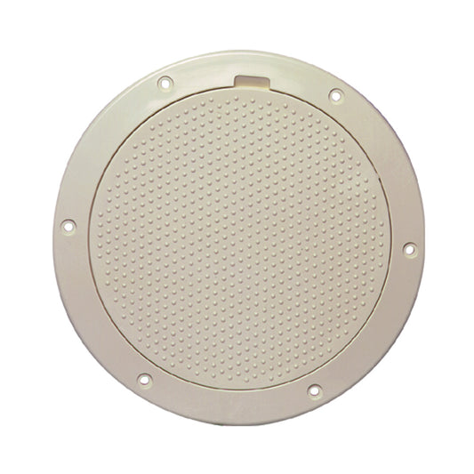 Beckson 6" Non-Skid Pry-Out Deck Plate - Beige [DP63-N] - Sea & Tech Outfitters Florida, LLC