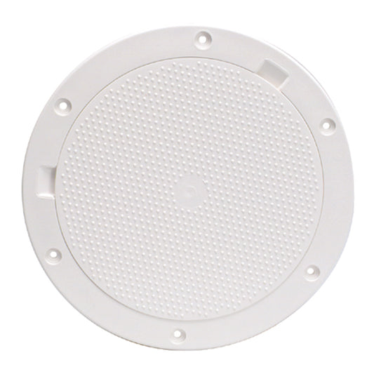 Beckson 8" Non-Skid Pry-Out Deck Plate - White [DP83-W] - Sea & Tech Outfitters Florida, LLC