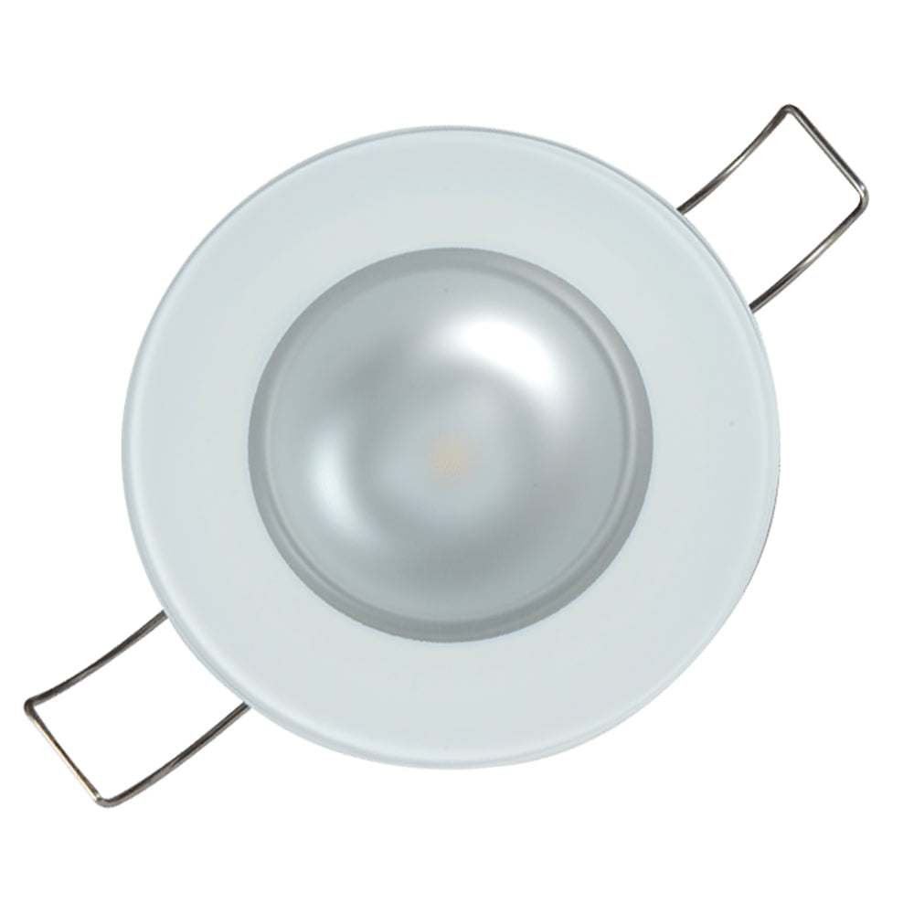 Lumitec Mirage - Flush Mount Down Light - Glass Finish/No Bezel - 4-Color Red/Blue/Purple Non Dimming w/White Dimming [113190] - Sea & Tech Outfitters Florida, LLC