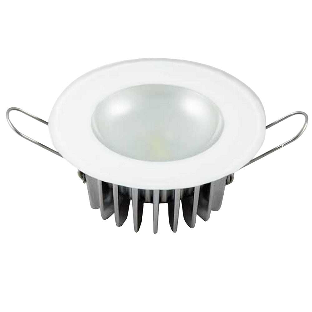 Lumitec Mirage - Flush Mount Down Light - Glass Finish/No Bezel - 4-Color Red/Blue/Purple Non Dimming w/White Dimming [113190] - Sea & Tech Outfitters Florida, LLC