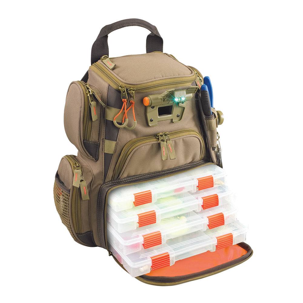 Wild River RECON Lighted Compact Tackle Backpack w/4 PT3500 Trays [WT3503] - Sea & Tech Outfitters Florida, LLC