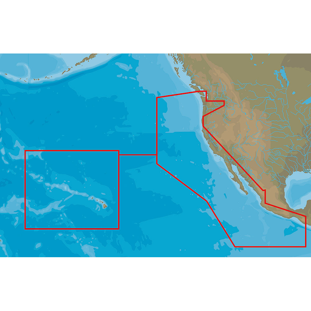 C-MAP 4D NA-D024 - USA West Coast & Hawaii - Full Content [NA-D024-FULL] - Sea & Tech Outfitters Florida, LLC