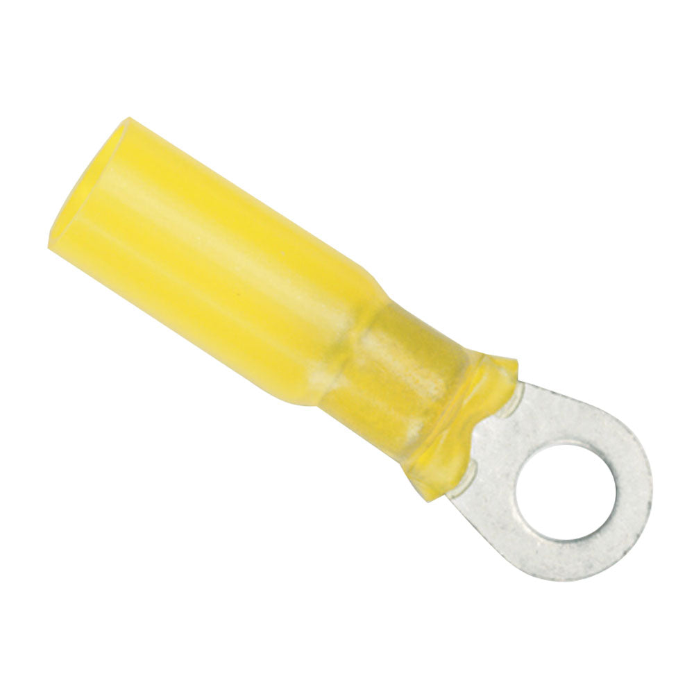 Ancor 12-10 Gauge - #10 Heat Shrink Ring Terminal - 100-Pack [312399] - Sea & Tech Outfitters Florida, LLC