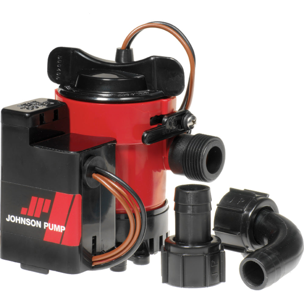 Johnson Pump Cartridge Combo 1000GPH Auto Bilge Pump w/Switch - 12V [05903-00] - Sea & Tech Outfitters Florida, LLC