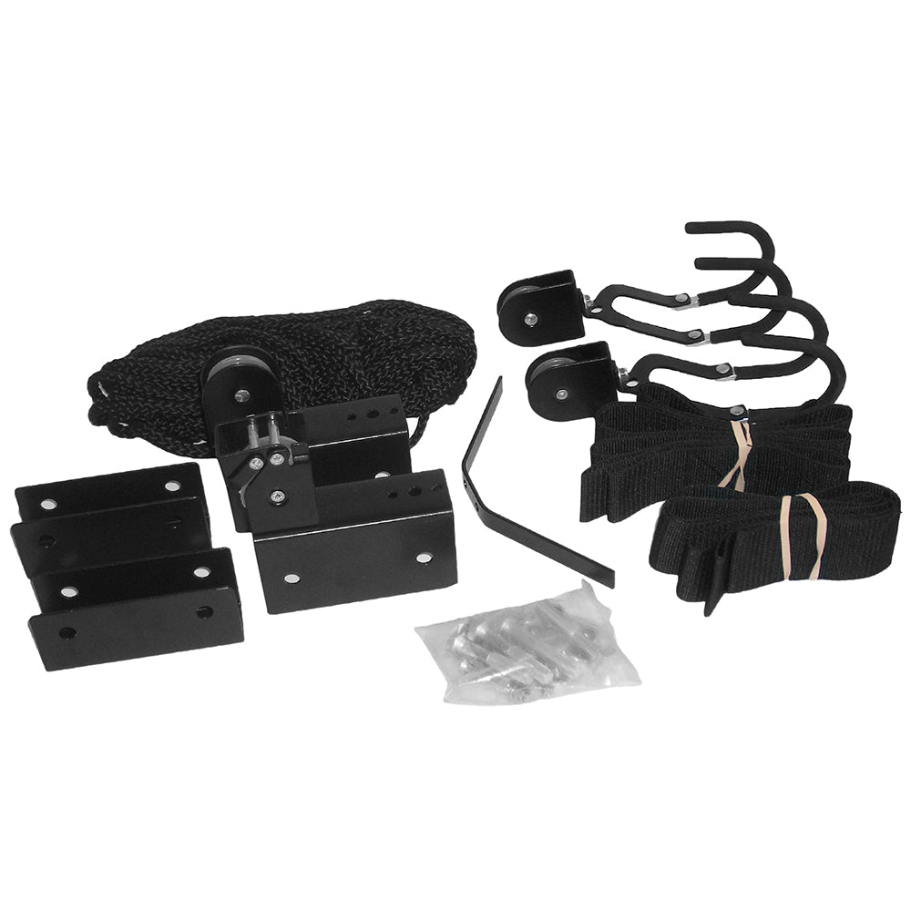 Attwood Kayak Hoist System - Black [11953-4] - Sea & Tech Outfitters Florida, LLC