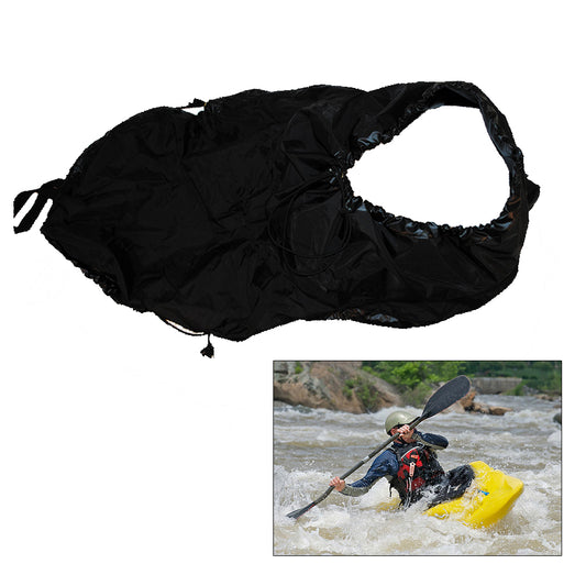 Attwood Universal Fit Kayak Spray Skirt - Black [11776-5] - Sea & Tech Outfitters Florida, LLC