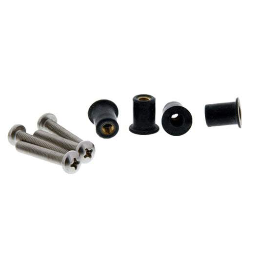 Scotty 133-16 Well Nut Mounting Kit - 16 Pack [133-16] - Sea & Tech Outfitters Florida, LLC