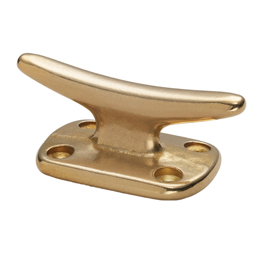 Whitecap Fender Cleat - Polished Brass - 2" [S-976BC] - Sea & Tech Outfitters Florida, LLC