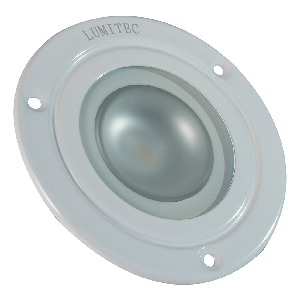 Lumitec Shadow - Flush Mount Down Light - White Finish - 3-Color Red/Blue Non-Dimming w/White Dimming [114128] - Sea & Tech Outfitters Florida, LLC