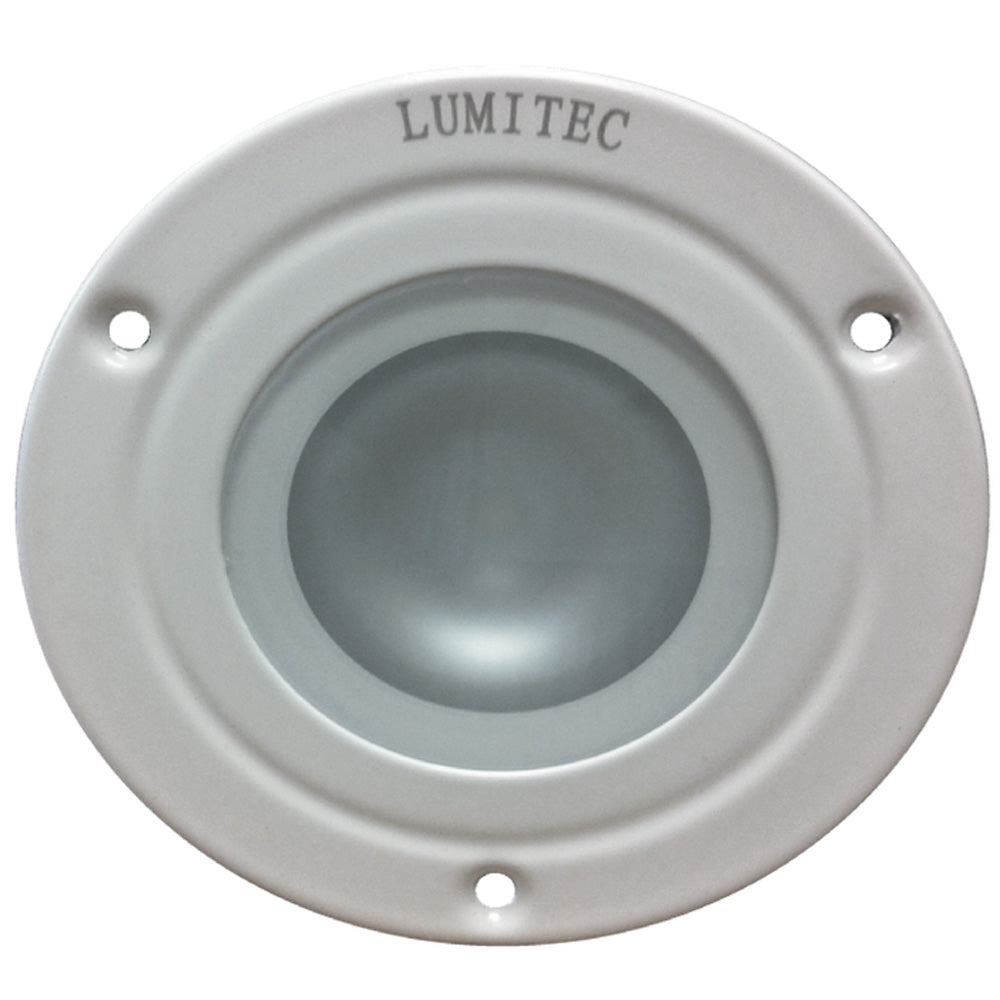 Lumitec Shadow - Flush Mount Down Light - White Finish - 3-Color Red/Blue Non-Dimming w/White Dimming [114128] - Sea & Tech Outfitters Florida, LLC