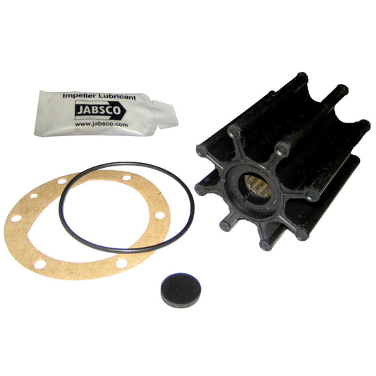 Jabsco Impeller Kit - 8 Blade - Neoprene - 2-9/16" Diameter x 3" W, 5/8" Shaft Diameter [17018-0001-P] - Sea & Tech Outfitters Florida, LLC