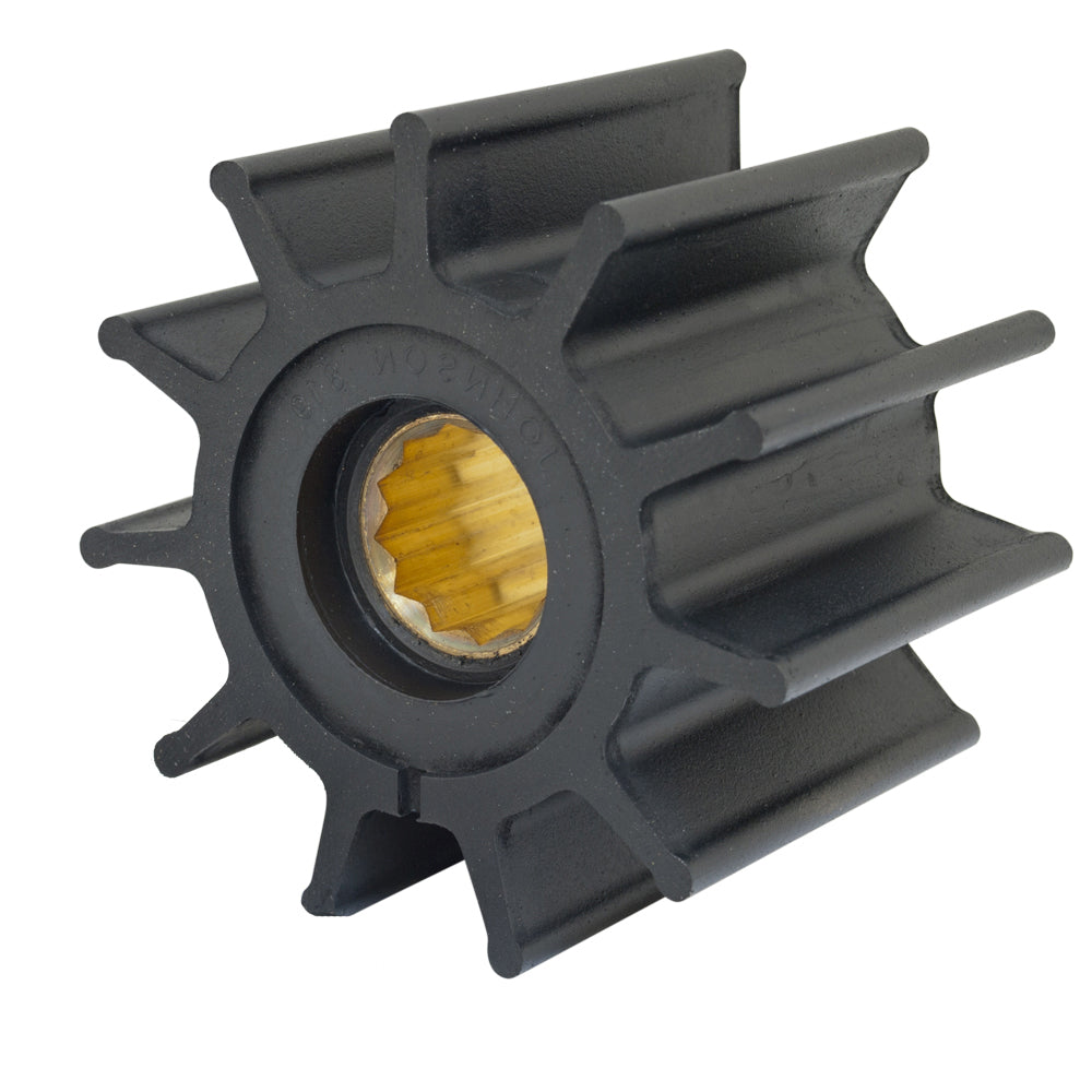 Jabsco Impeller Kit - 12 Blade - Neoprene - 3-" Diameter - Brass Insert - Spline Drive [17935-0001-P] - Sea & Tech Outfitters Florida, LLC