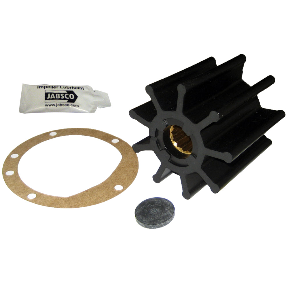 Jabsco Impeller Kit - 9 Blade - Nitrile - 3-3/4" Diameter x 3-1/2" W, 1" Shaft Diameter [6760-0003-P] - Sea & Tech Outfitters Florida, LLC