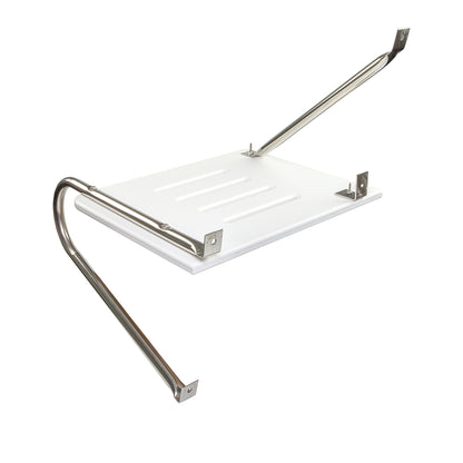 Whitecap White Poly Swim Platform f/Outboad Motors [67900] - Sea & Tech Outfitters Florida, LLC