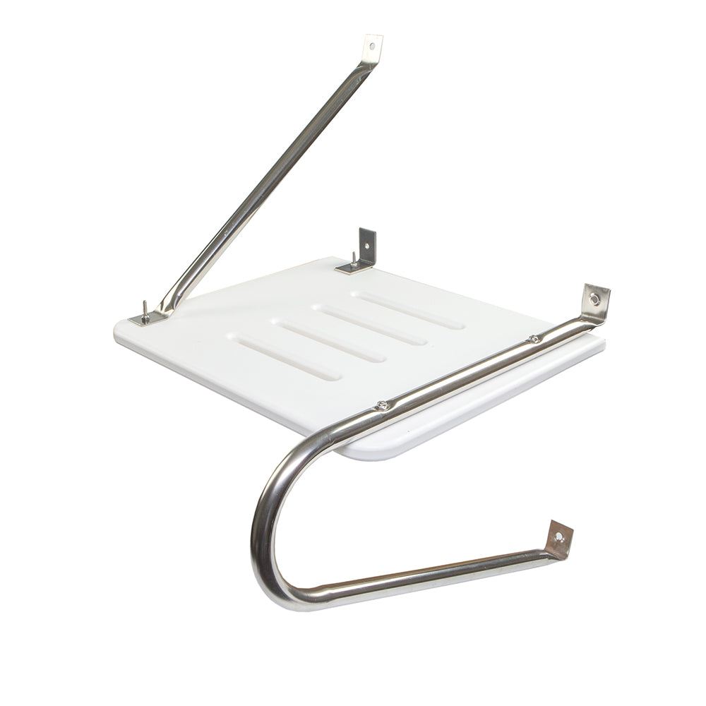 Whitecap White Poly Swim Platform f/Outboad Motors [67900] - Sea & Tech Outfitters Florida, LLC