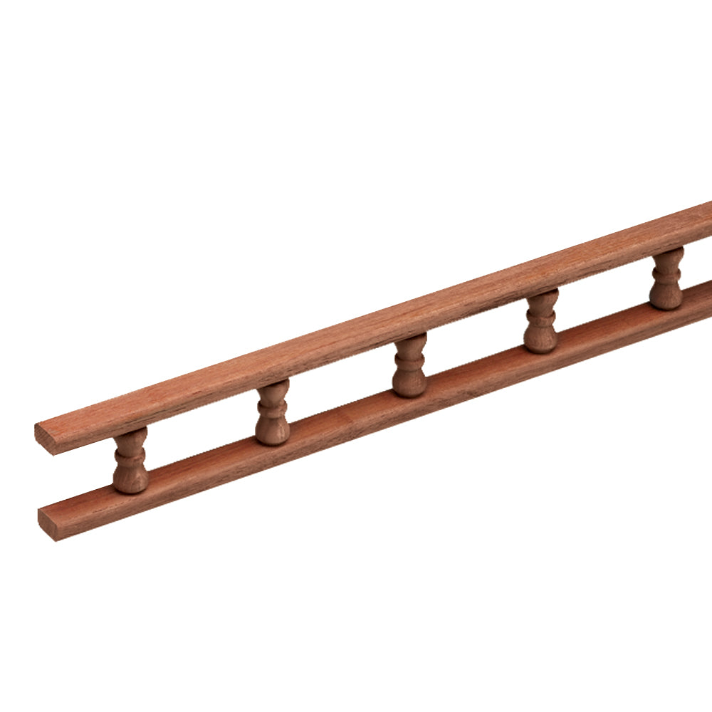 Whitecap Teak Standard Pin Rail - 5' [60705] - Sea & Tech Outfitters Florida, LLC