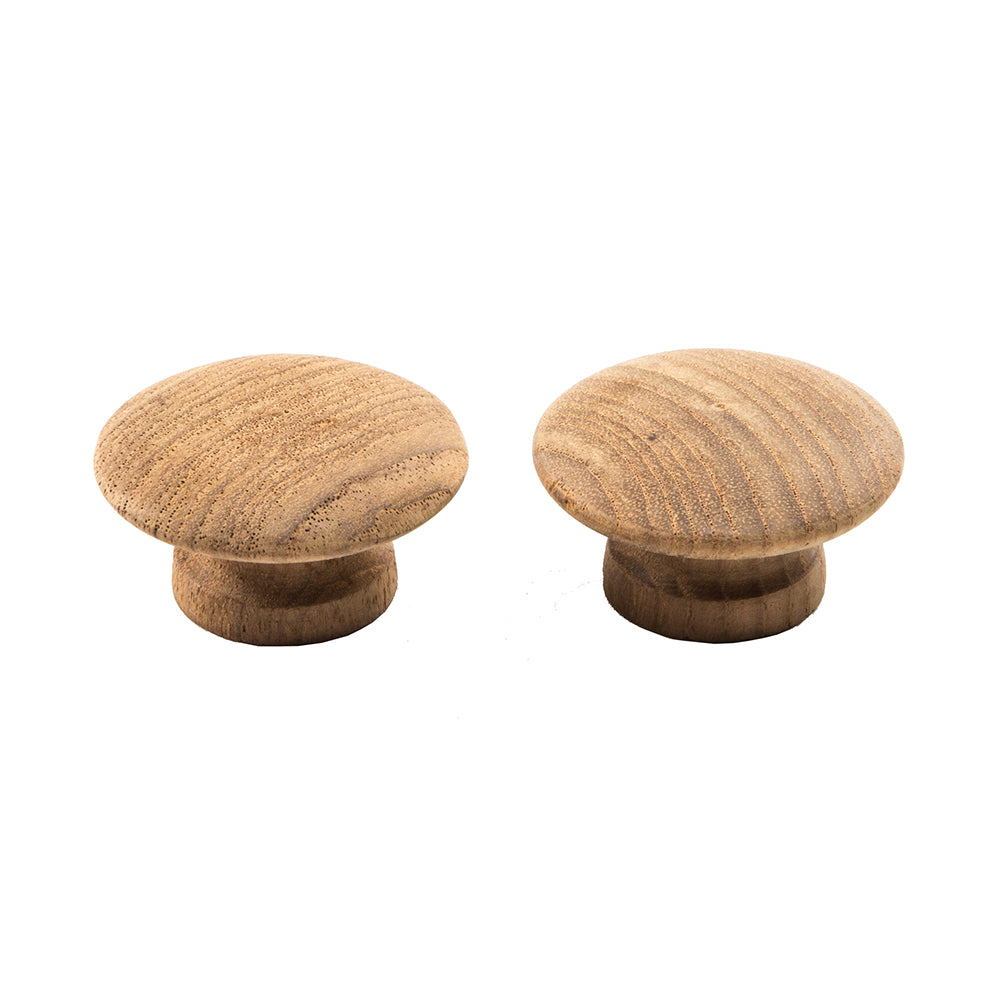 Whitecap Teak Round Drawer Knob - 2" - 2 Pack [60120-A] - Sea & Tech Outfitters Florida, LLC