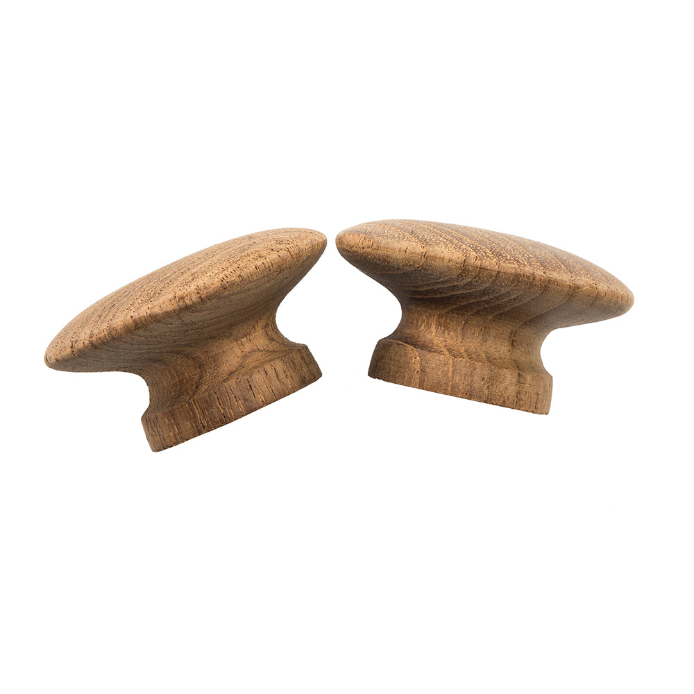 Whitecap Teak Round Drawer Knob - 2" - 2 Pack [60120-A] - Sea & Tech Outfitters Florida, LLC