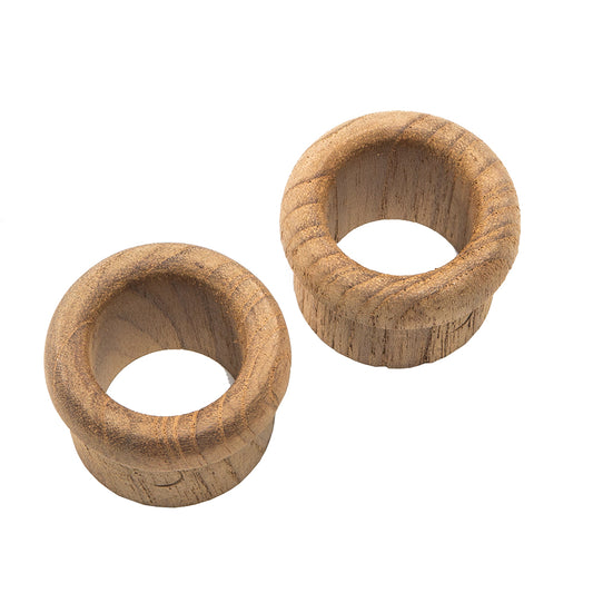 Whitecap Teak Finger Pull - 5/8" Barrel Length - 2 Pack [60145-A] - Sea & Tech Outfitters Florida, LLC